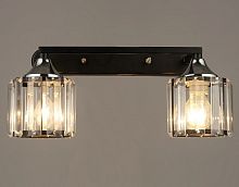 Бра двухрожковая Мелодия Света Е27 Черная картинка 